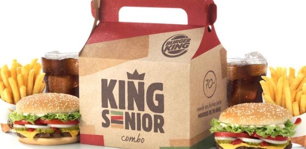 Burger King lança lanche especialmente para os maiores de 70 anos