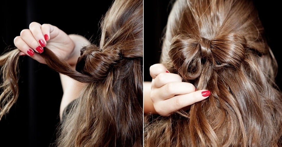 Fotos: Laço feito com o próprio cabelo é opção de penteado charmoso e ...