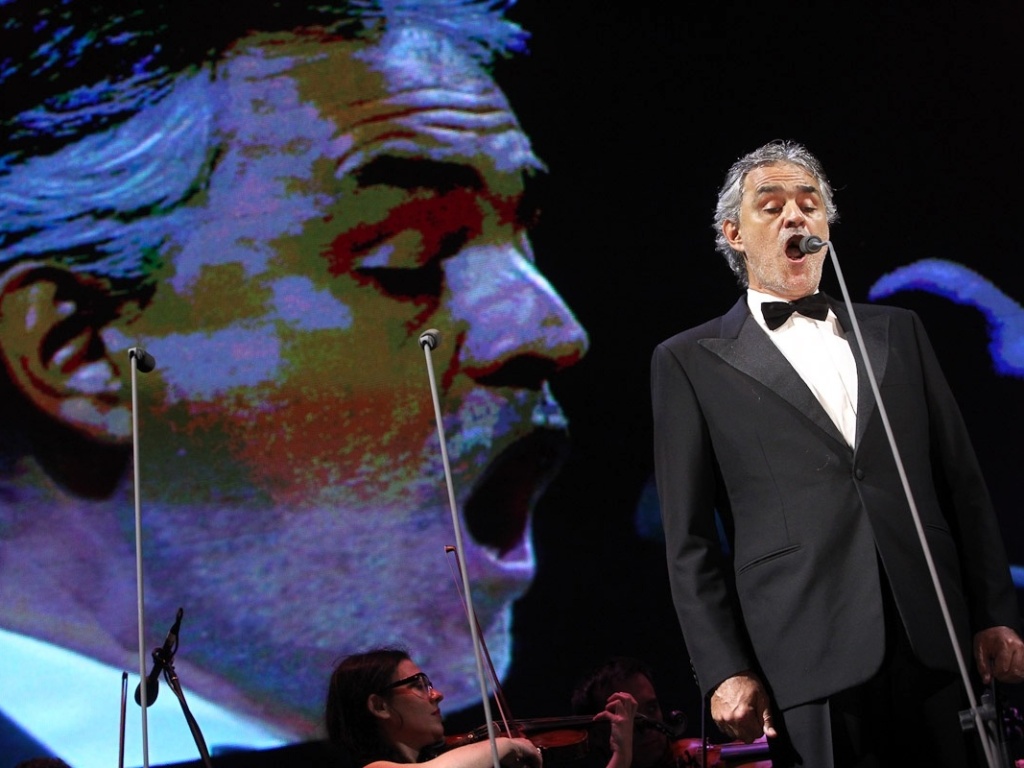 Fotos Tenor Andrea Bocelli Faz Show Em S O Paulo Uol