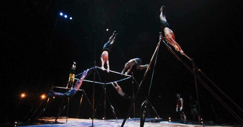 Ensaio do Cirque du Soleil - BOL Fotos