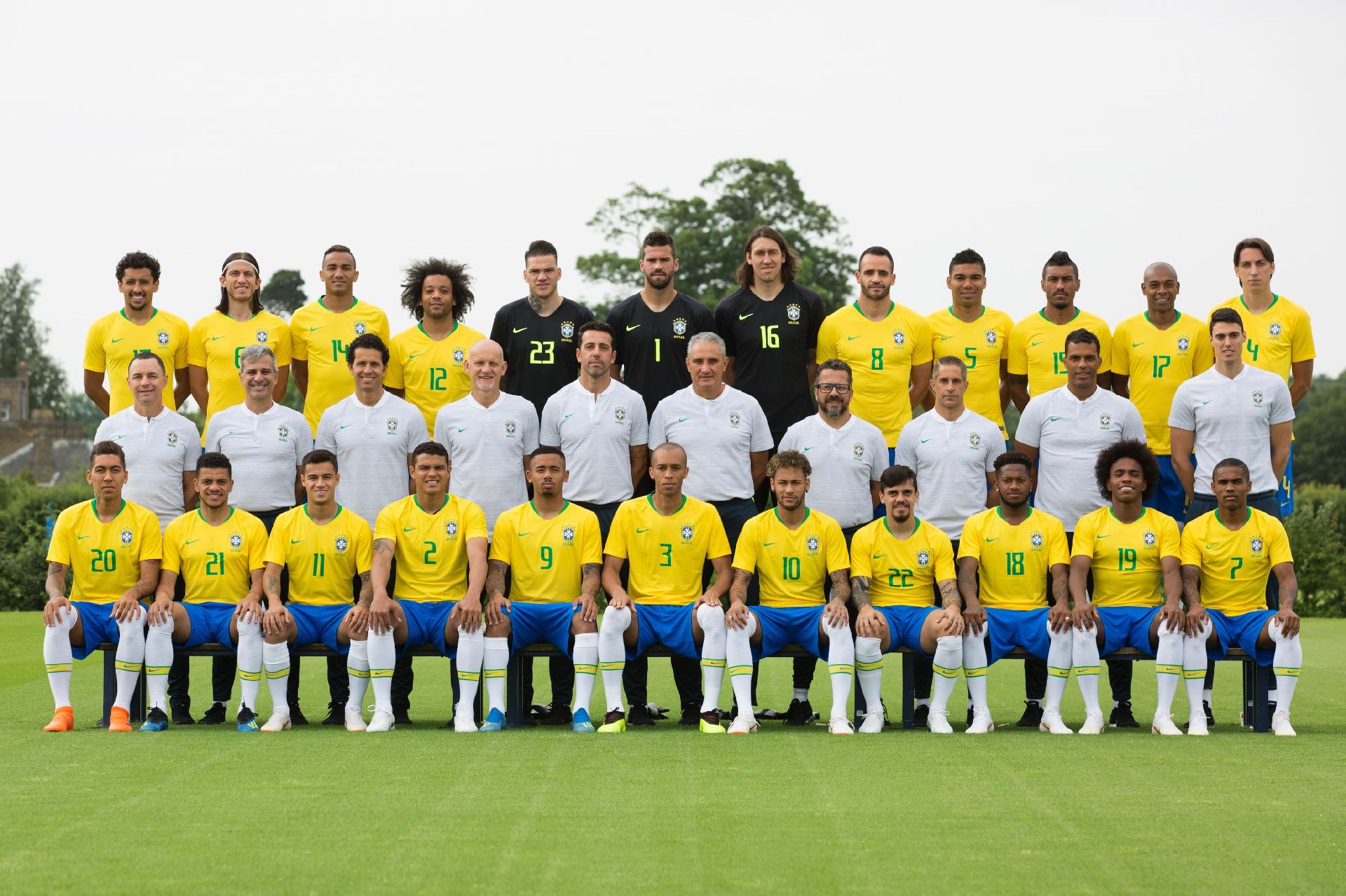 Resultado de imagem para seleção brasileira 2018