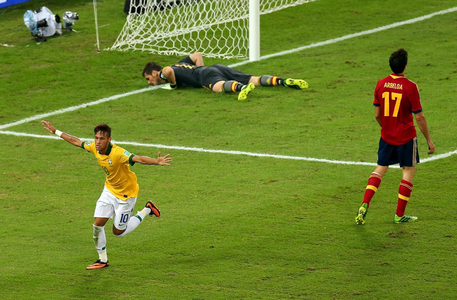 É CAMPEÃO! Brasil 3 x 0 Espanha - Melhores Momentos - Copa das  Confederações 2013 