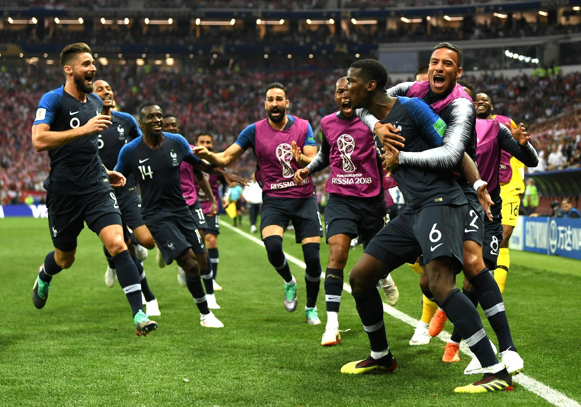 Copa da Rússia: França campeã do Mundo