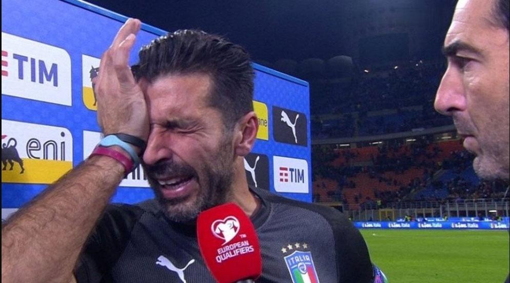 Buffon saiu de campo em lágrimas e deixou emocionada mensagem ao Parma -  Itália - Jornal Record