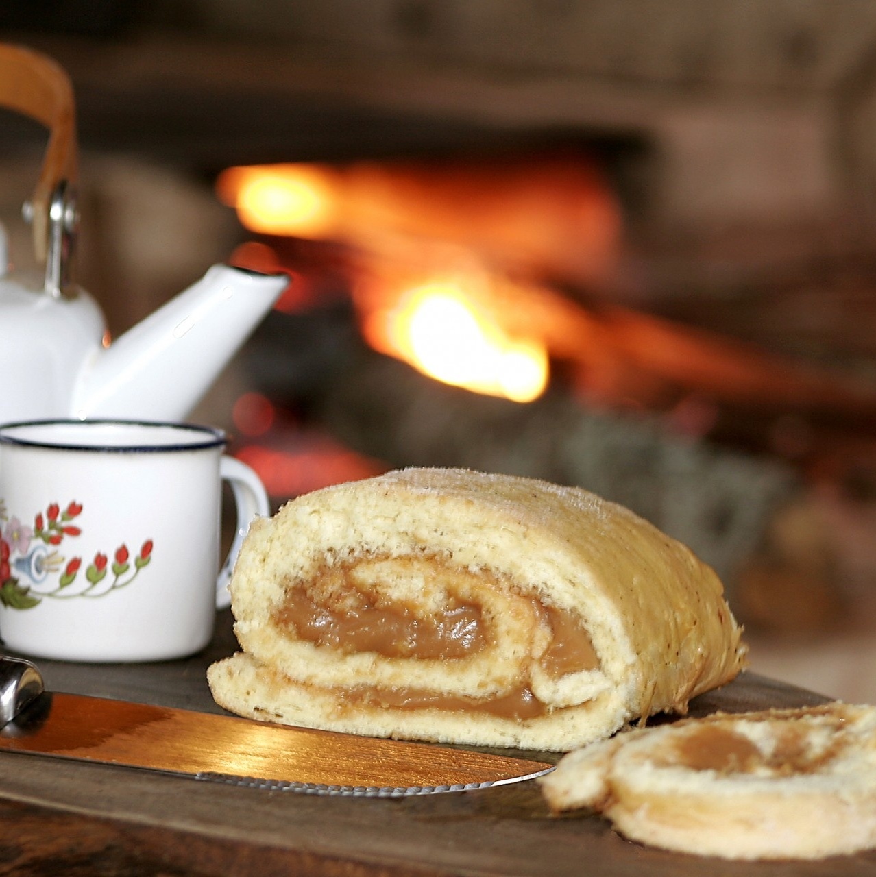 Rocambole de doce de leite (Dulce de leche roulade) - Sabor Brasil