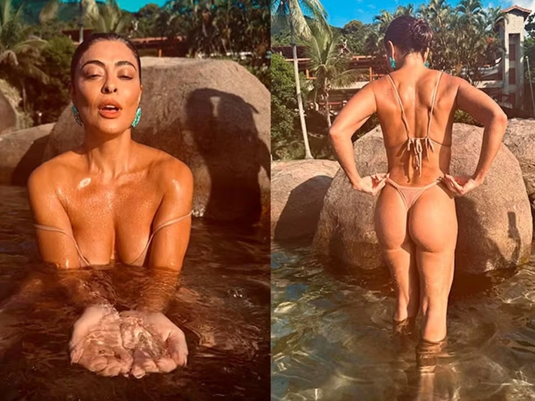 Juliana Paes renova o bronzeado no Carnaval