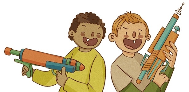 Arma não é brinquedo nem deve ser brincadeira - Blog Saúde Infantil