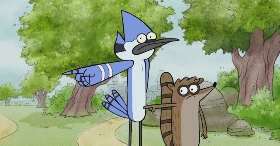 Mordecai e Rigby  Apenas um show, Desenhos, Desenhos cartoon network