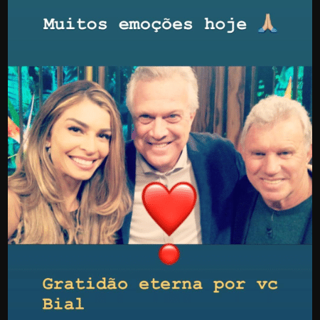 Cauã conta a Pedro Bial como divide a guarda da filha com Grazi