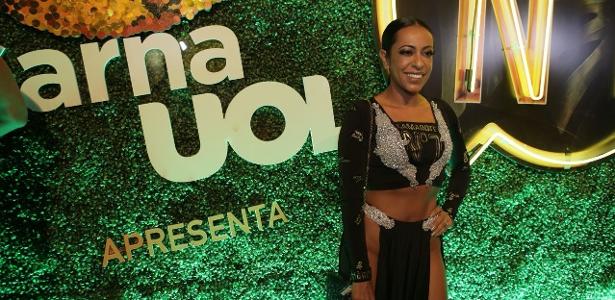 Sapucaí e suas celebridades | Samantha Schmütz arrasou no figurino no Camarote CarnaUOL RJ/N1