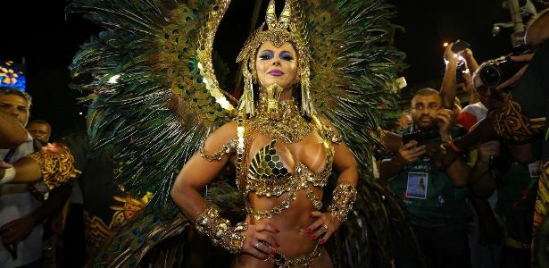 Menos tapa-sexo e mais marquinha | Sapucaí viu brilhar este ano o triquíni nas suas musas e rainhas