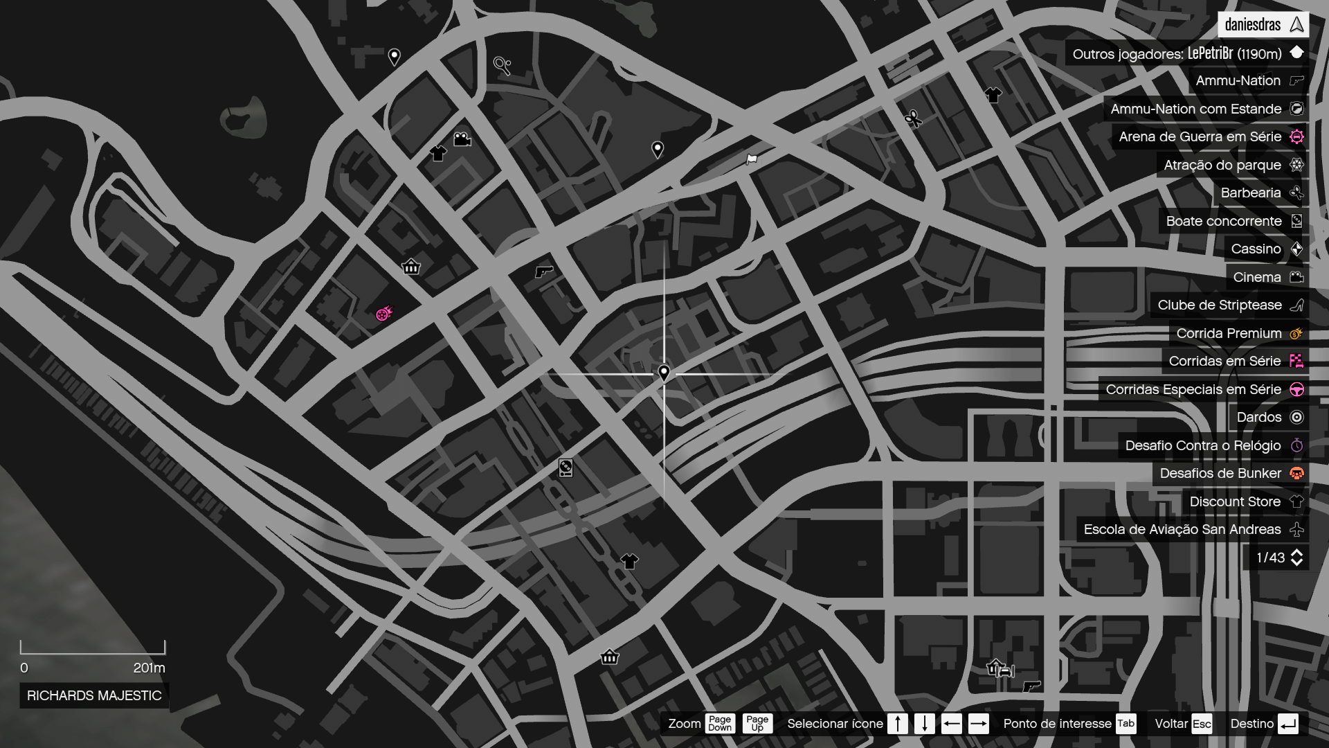 Fotos GTA Online Cassino e Resort Diamond Localização de todas as