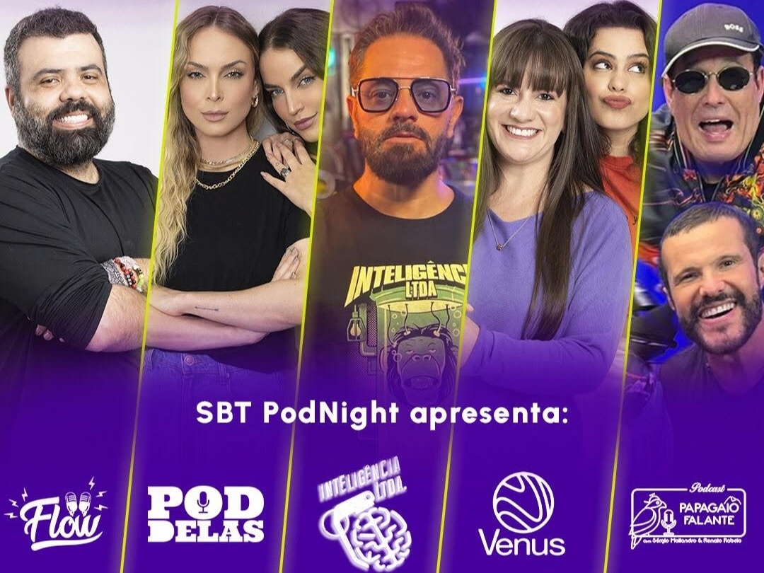 Flow, PodDelas: em crise, SBT vai apostar em podcasts para bombar audiência