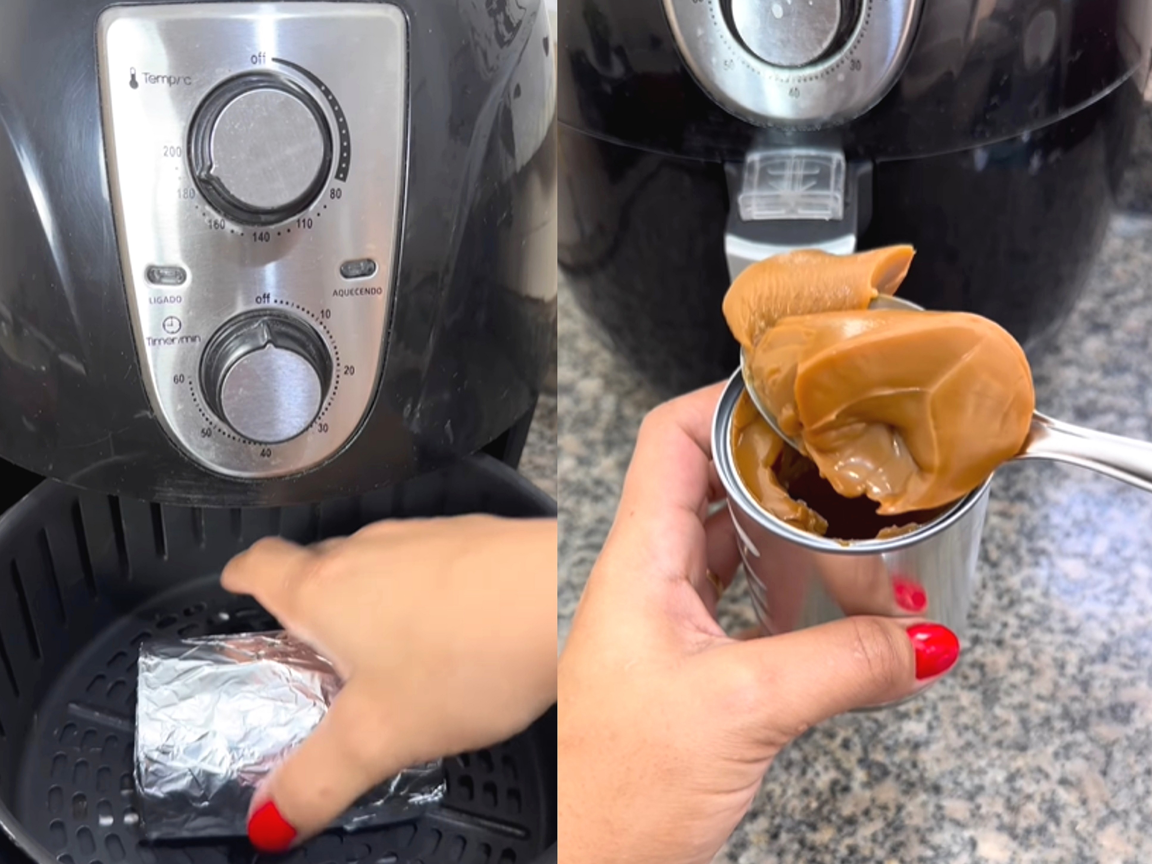 Lata de leite condensado na air fryer? Pode até dar certo, mas é arriscado