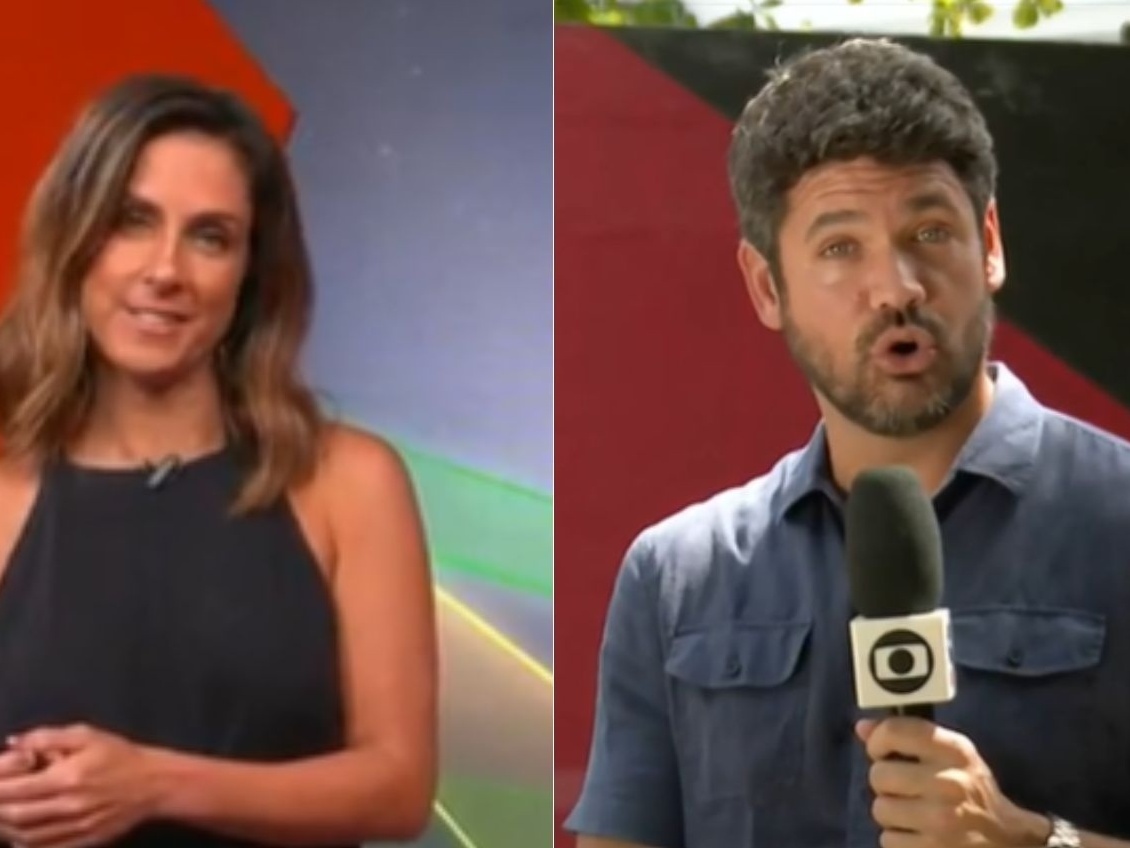 Casal de jornalistas da Globo apresenta programa após assumir namoro