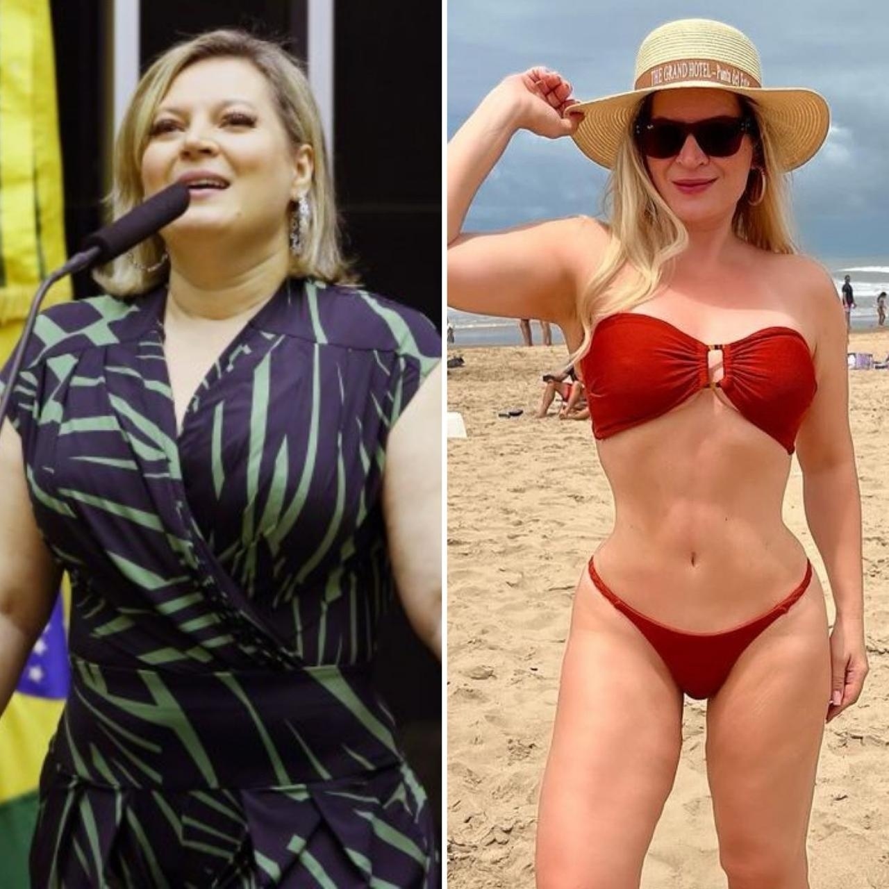 Joice Hasselmann mostra mudança radical do corpo após deixar congresso