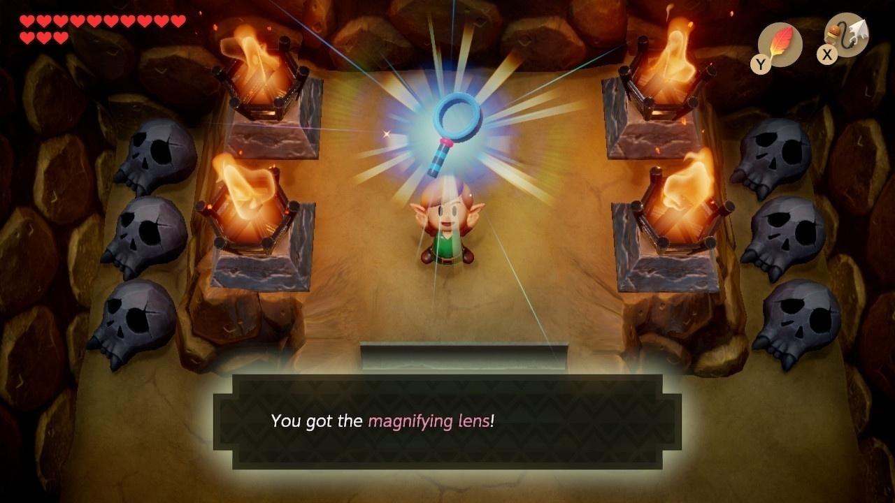 Legend of Zelda Link's Awakening Magnifying Lens, a maior quest do