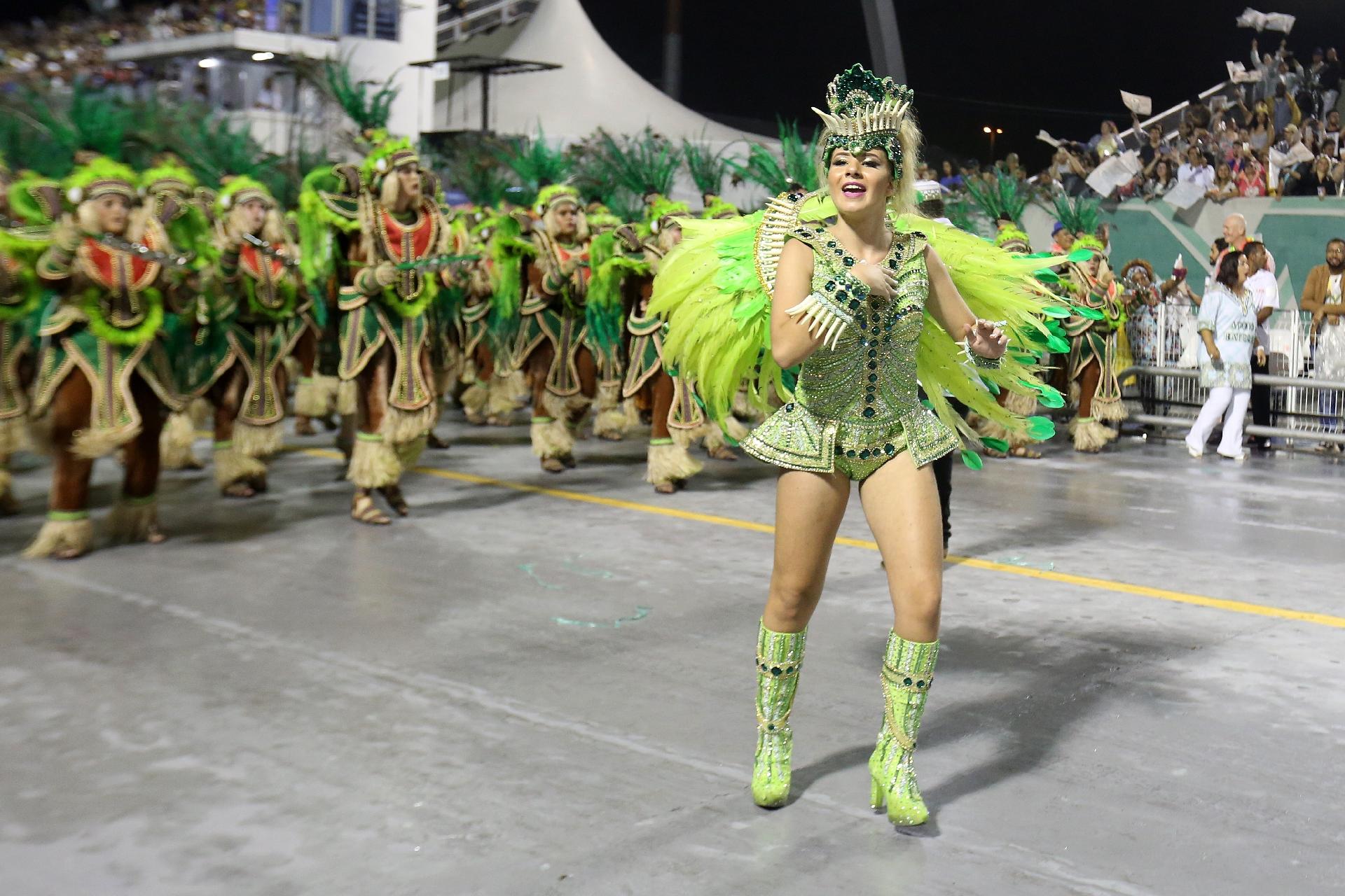 Veja fotos do desfile da Mancha Verde no Carnaval 2019 São Paulo