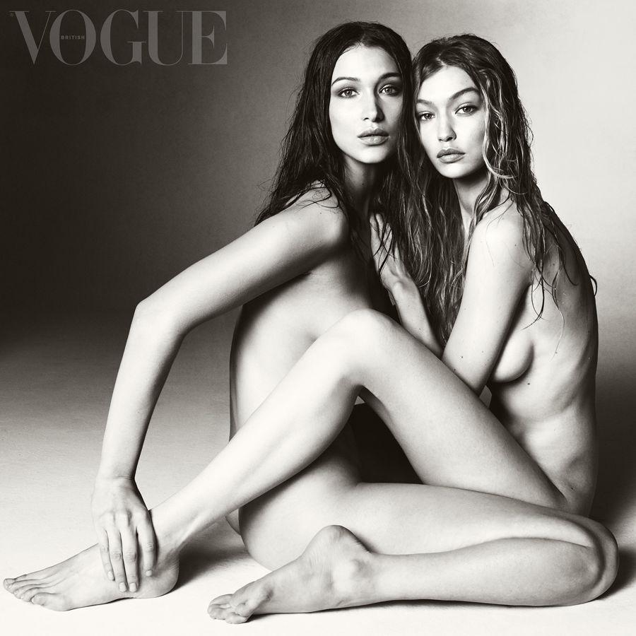 Modelos-sensação, Gigi e Bella Hadid posam nuas em revista britânica -  30/01/2018 - UOL Universa