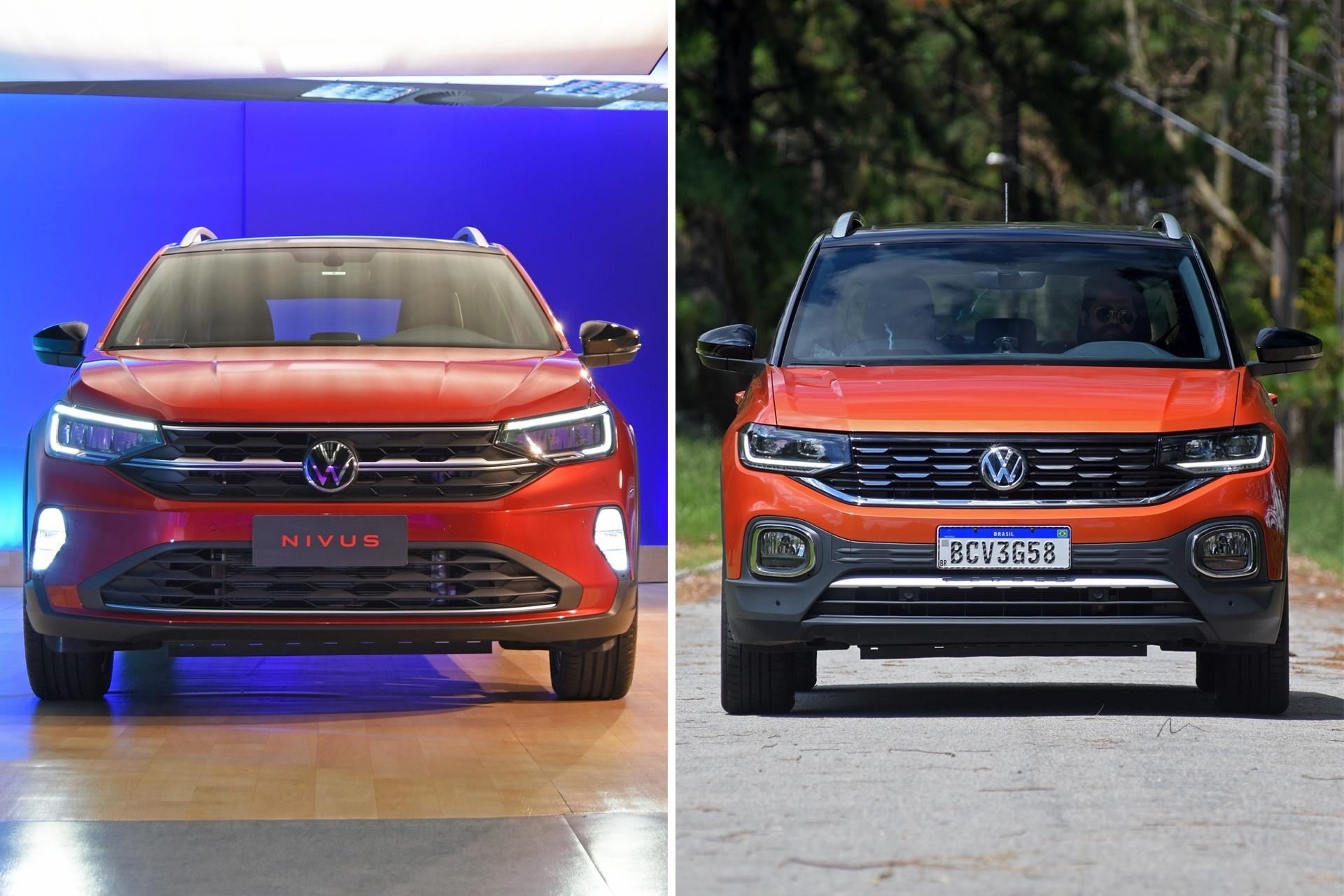 Comparativo: VW Nivus x T-Cross são rivais de berço. Qual leva a