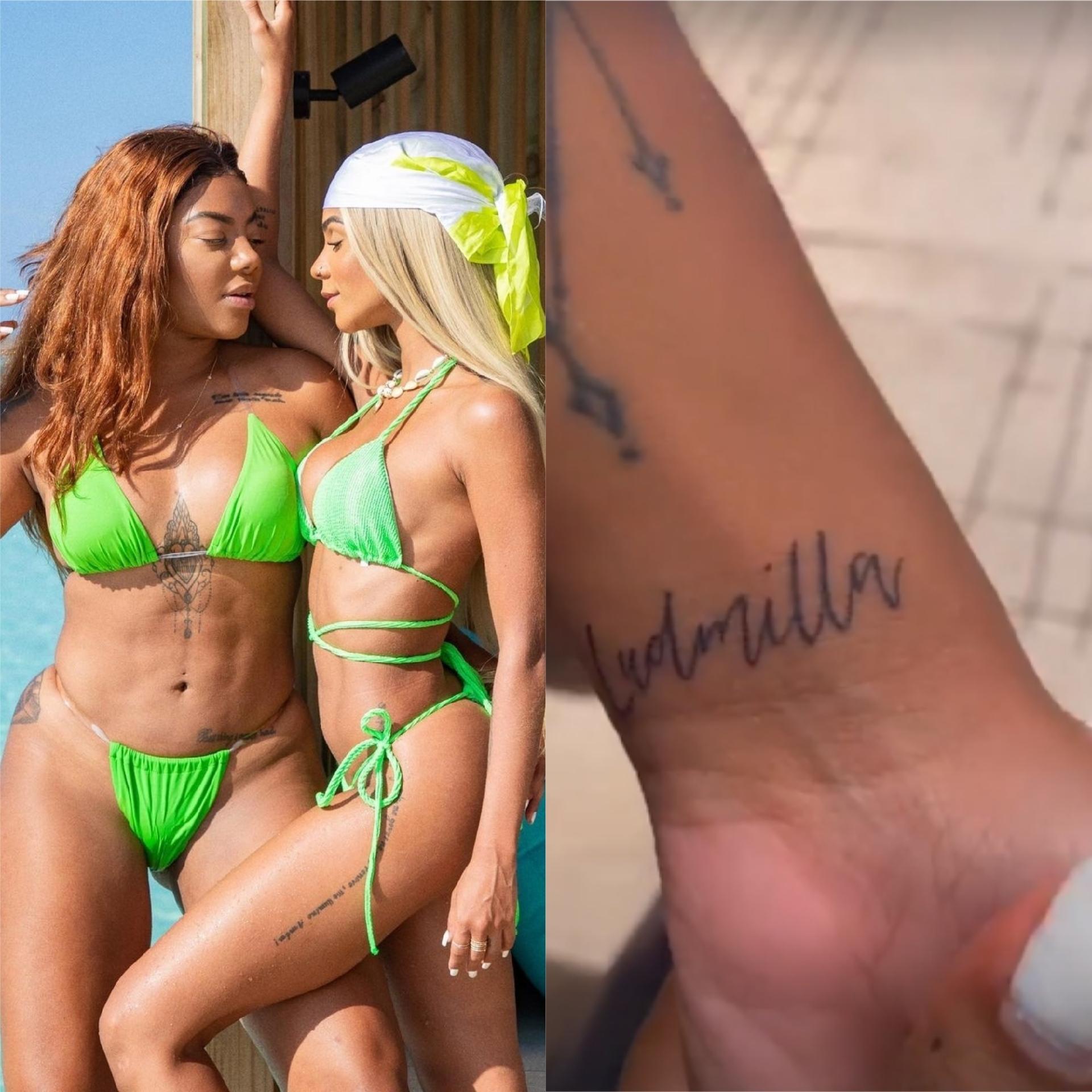 Brunna Gonçalves faz tatuagem com nome de Ludmilla - 13/12/2020 - UOL TV e  Famosos