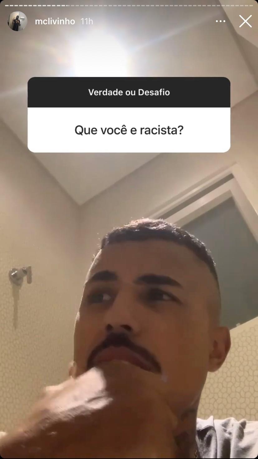 MC Livinho relembra acusação de racismo por parte de dançarina