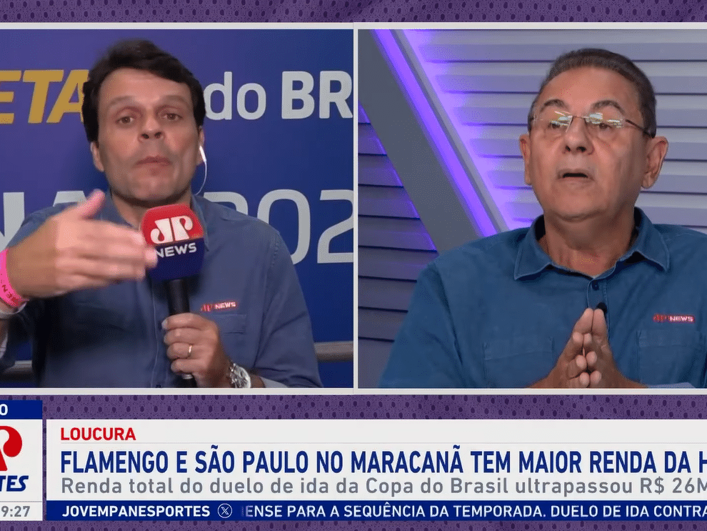 Confira como foi a transmissão da Jovem Pan do jogo entre Flamengo