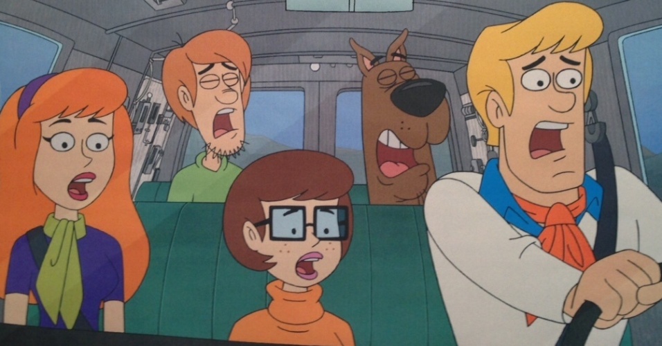 Quadro Scooby-doo Fred Velma Daphne Salsicha Anos 80