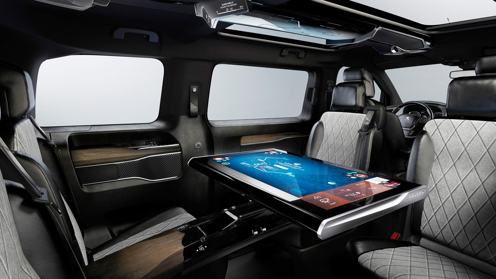 Peugeot Traveller i-Lab propõe escritório do futuro dentro de van - 06