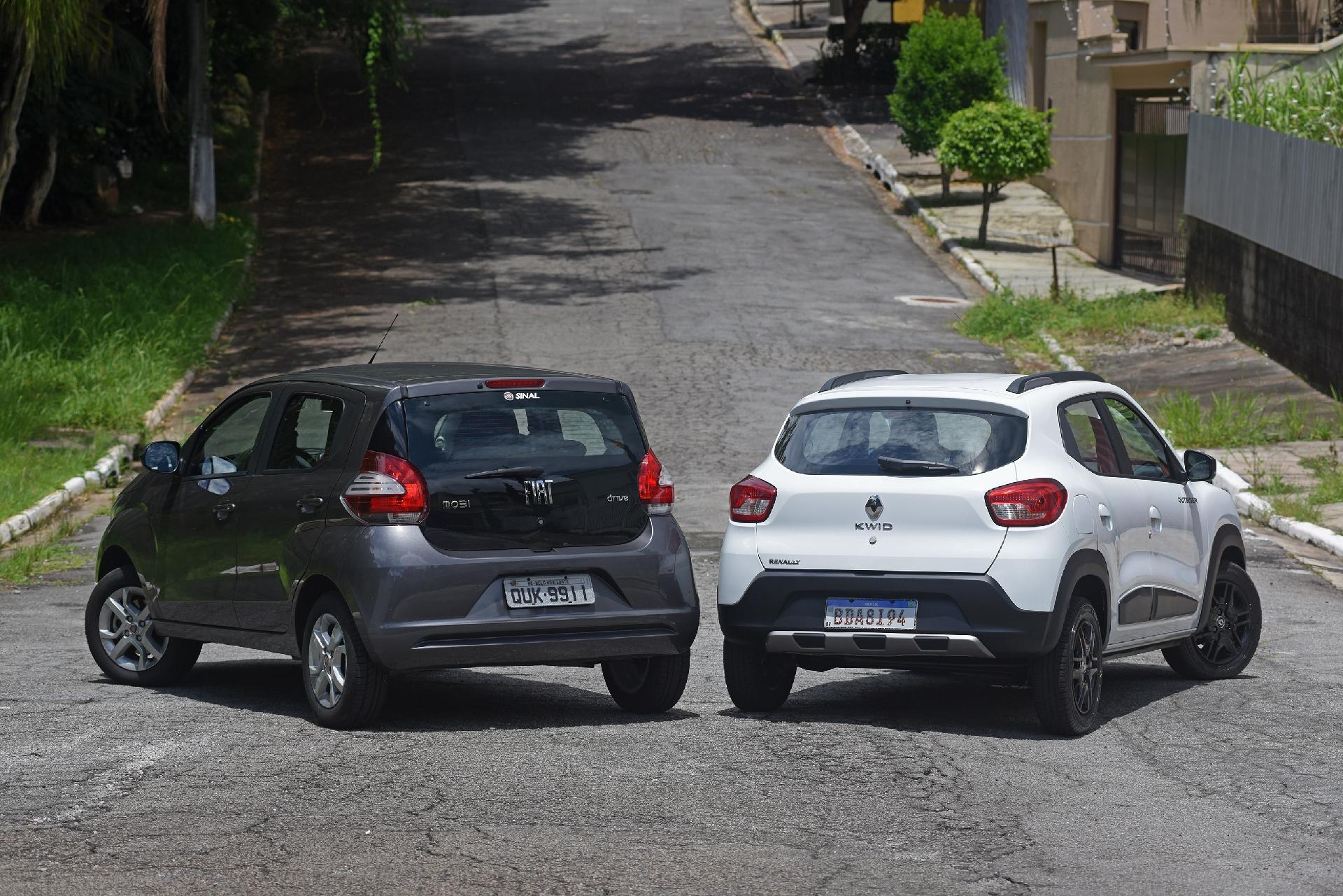 Kwid x Mobi comparamos as versões recheadas dos carros mais baratos do