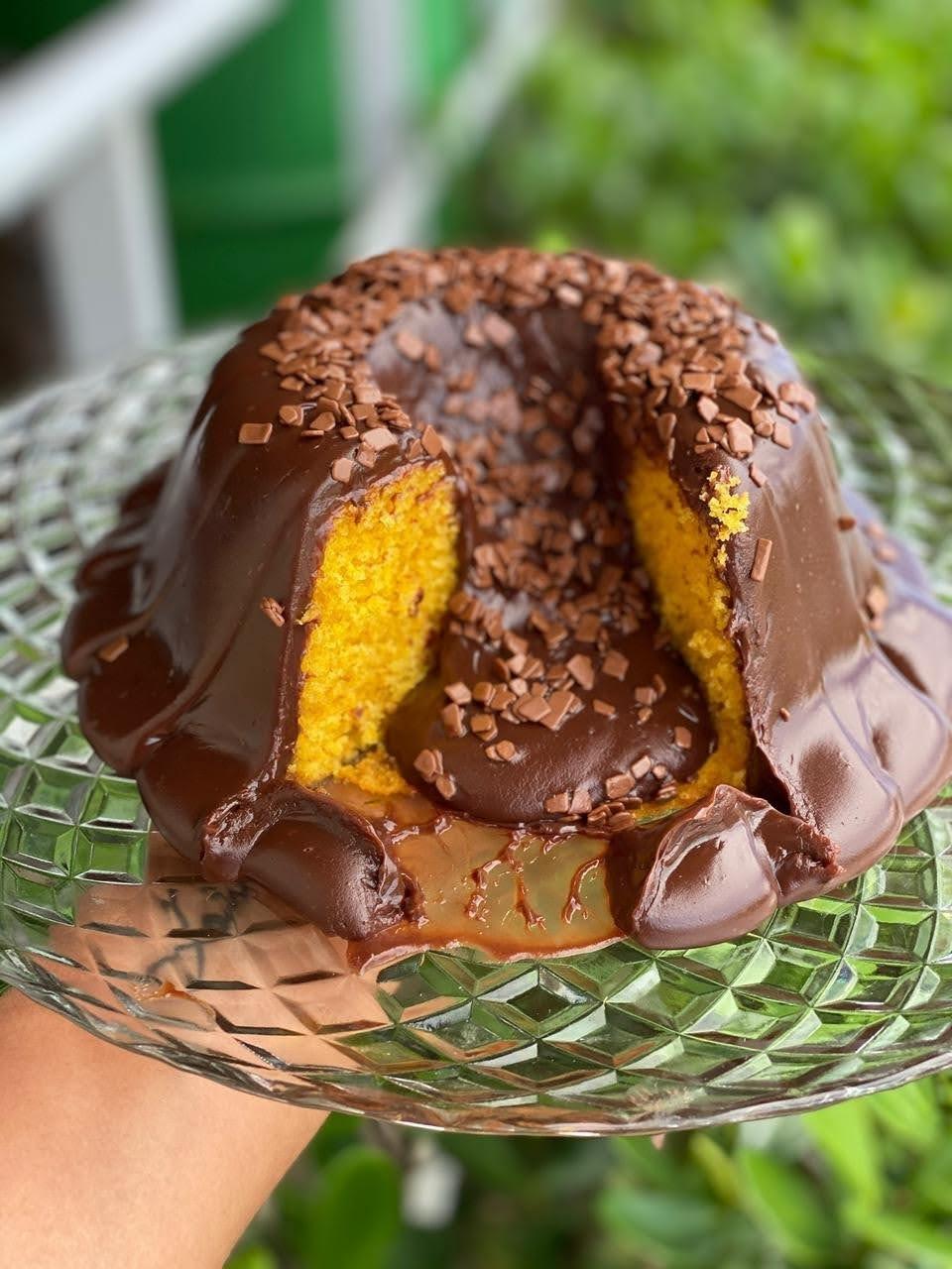 Bolo de Laranja Fit na Airfryer