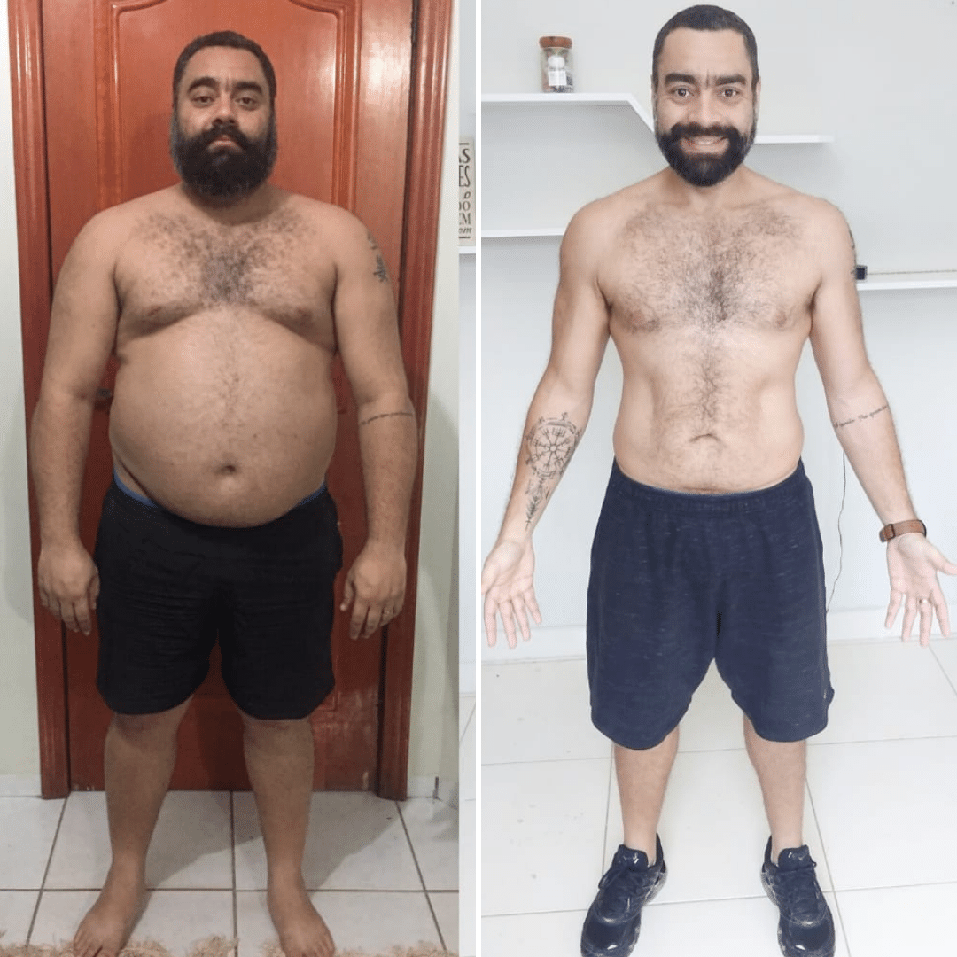 Ele perdeu 44 kg em um ano sem deixar de comer pizza às sextas