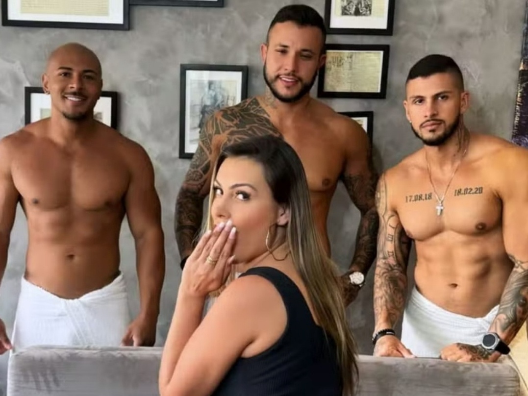 Andressa urach tranzando com três