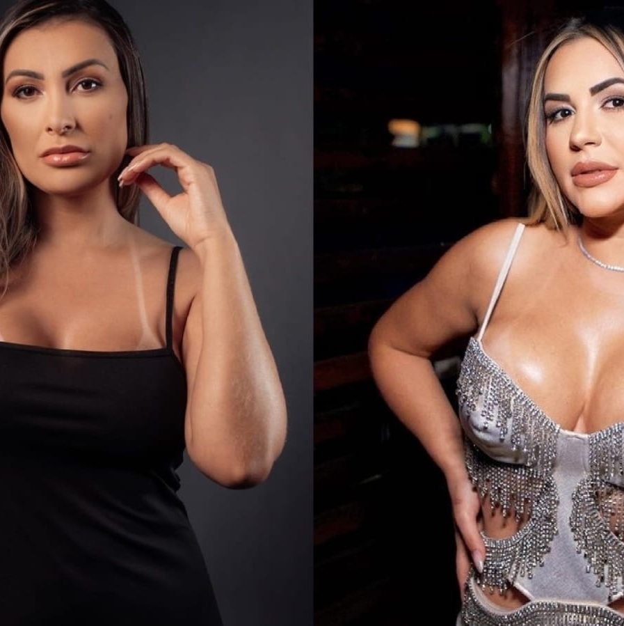 Andressa Urach diz que quer fazer filme adulto com Deolane Bezerra