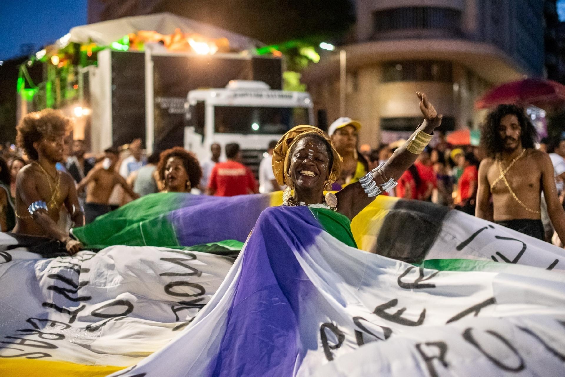 Angola Janga Emociona No Desfile Pelas Ruas De Belo Horizonte Minas Gerais Carnaval 2019 3449