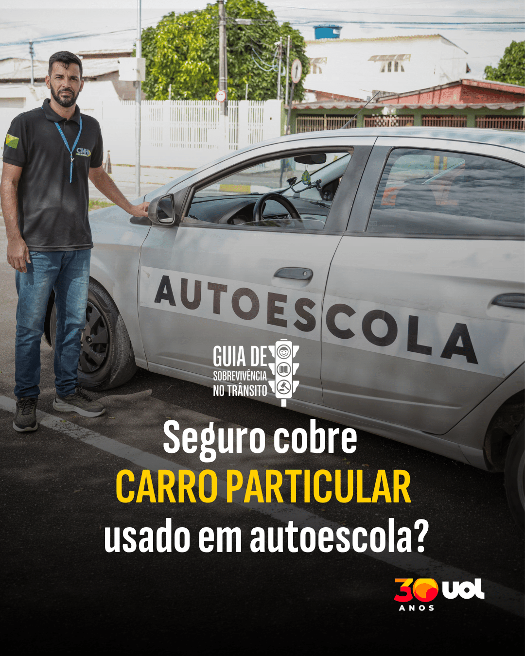 CNH sem autoescola: seguro cobre acidentes durante treinos em carro particular?