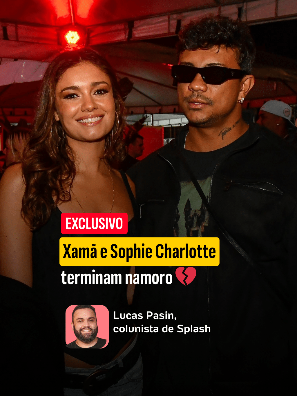 Xamã e Sophie Charlotte terminam o namoro
