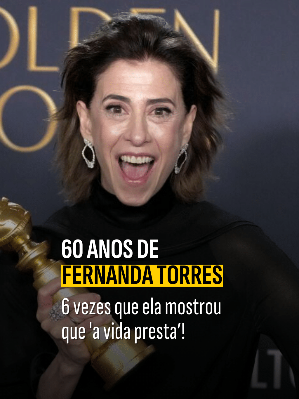 60 anos de Fernanda Torres: 6 vezes que ela mostrou que 'a vida presta'!
