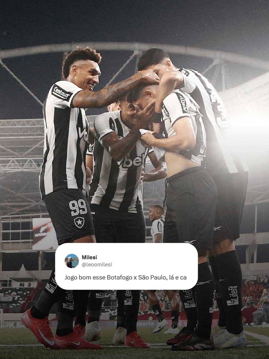 São Paulo e Botafogo empatam em jogo agitado e de golaços no Rio de Janeiro