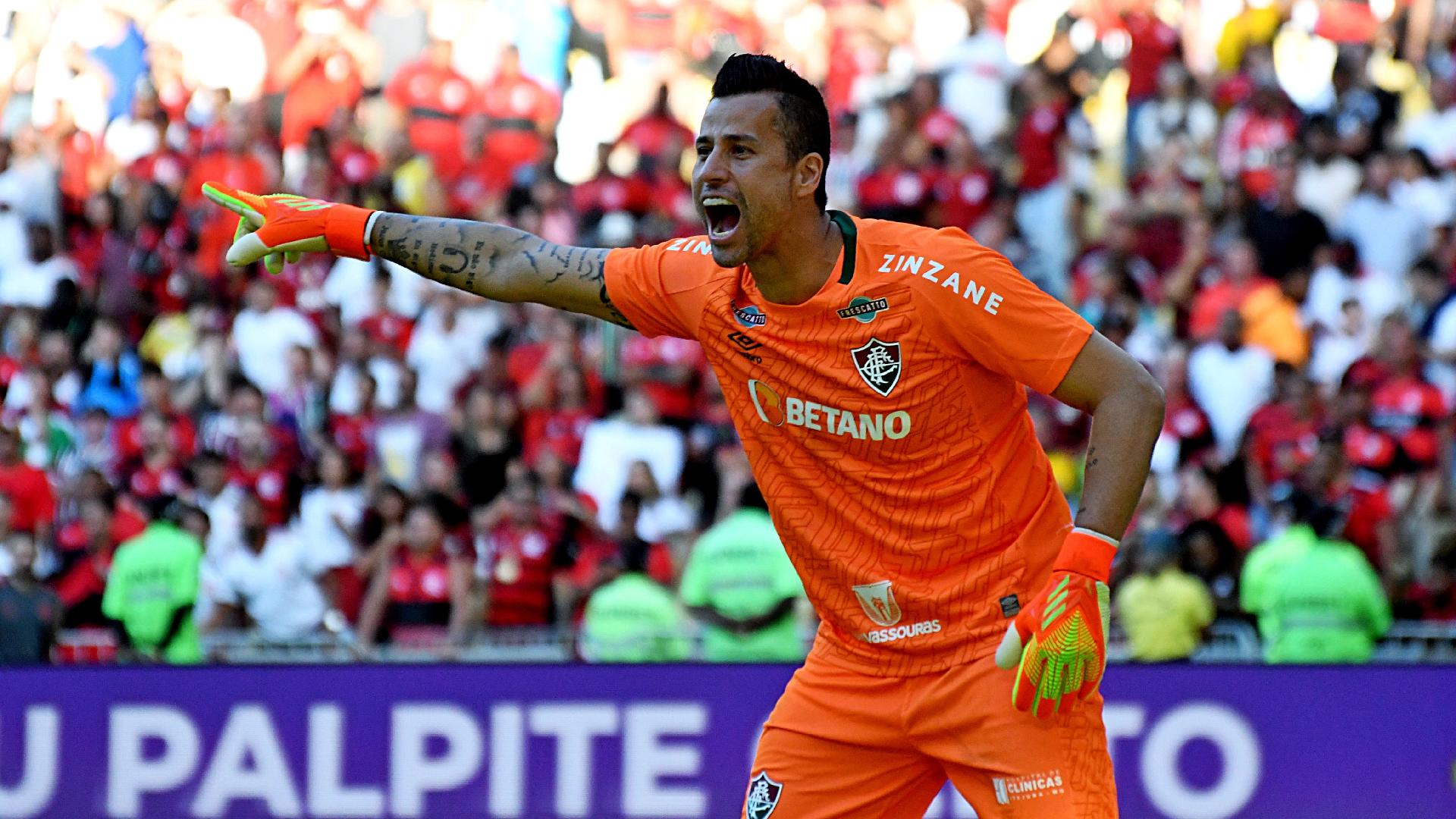 Fábio, do Fluminense, é o goleiro com mais defesas difíceis no Brasileirão