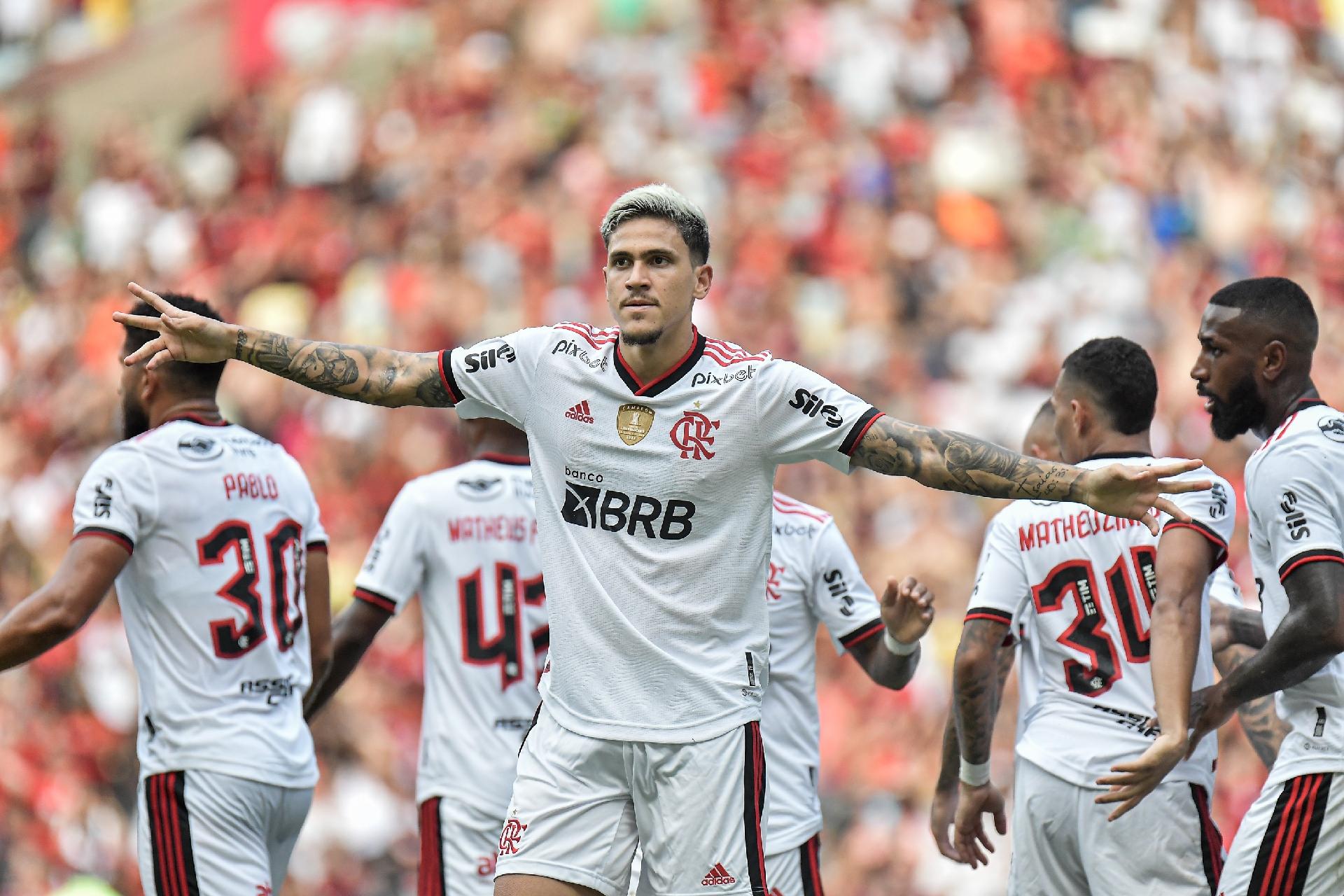 Gabigol e Pedro brilham em goleada do Flamengo sobre o Nova Iguaçu