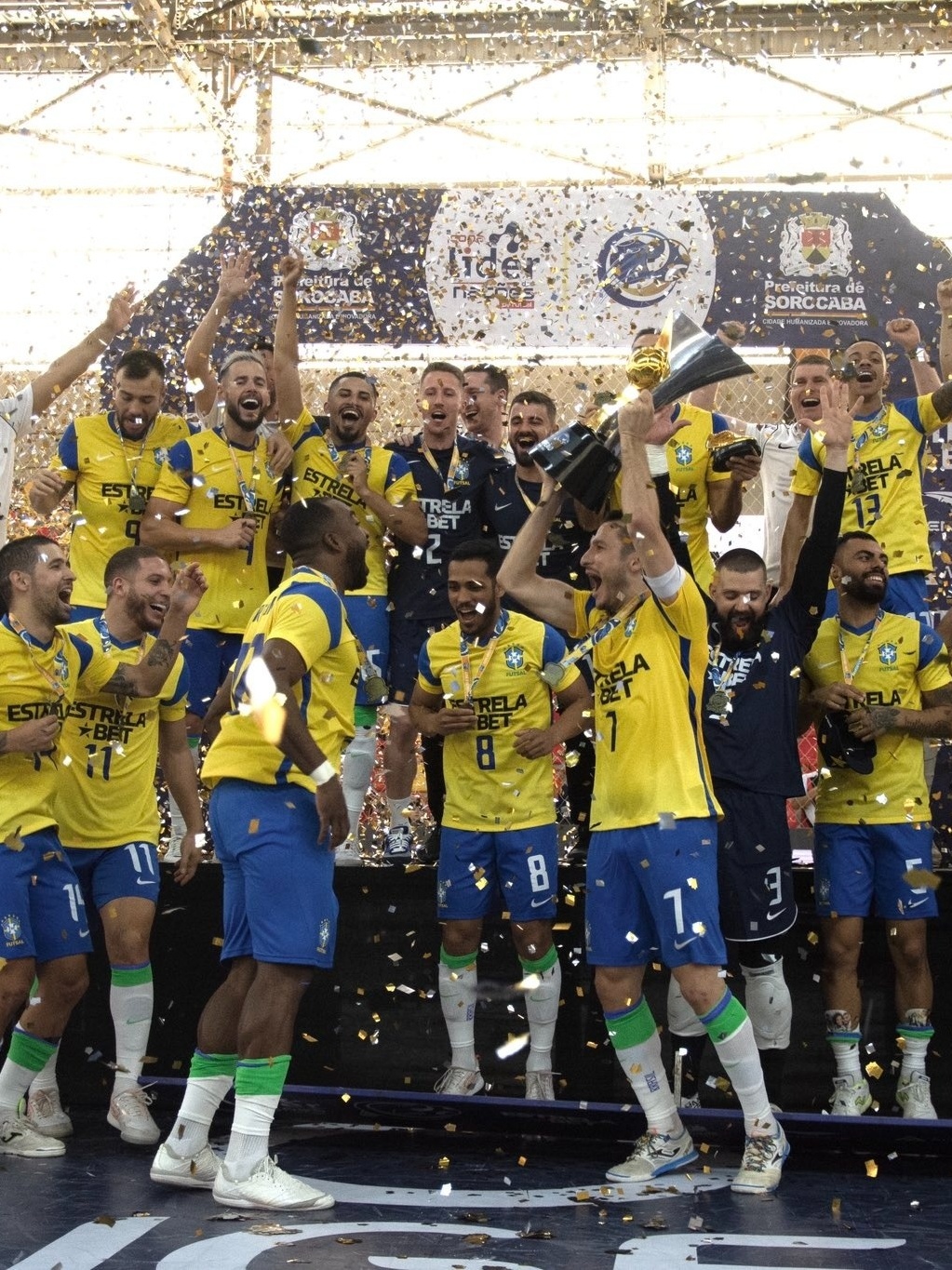 Quais são os maiores campeões da Copa do Mundo de futsal?