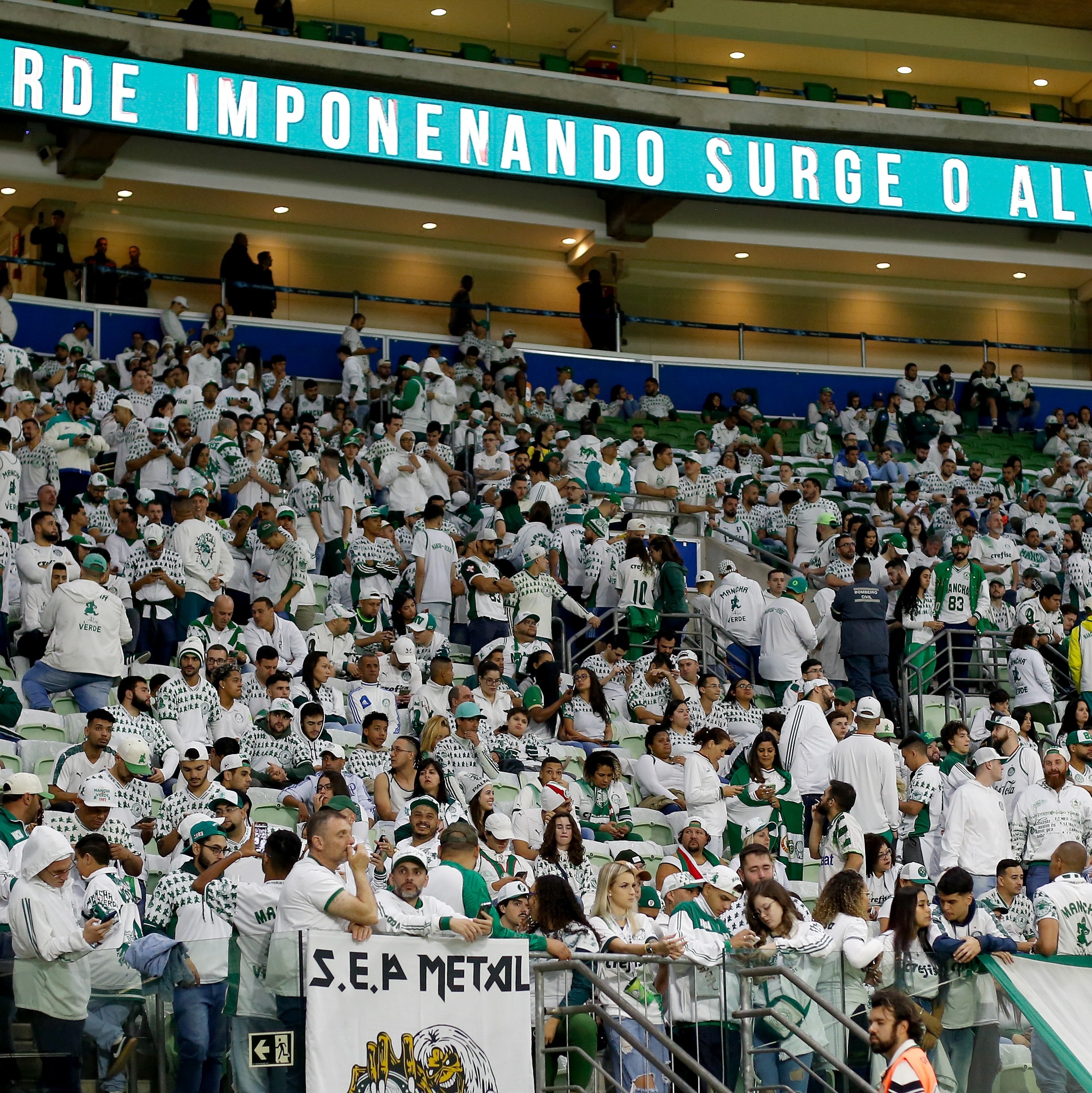 Palmeiras atualiza parcial de vendas de ingressos para jogo contra