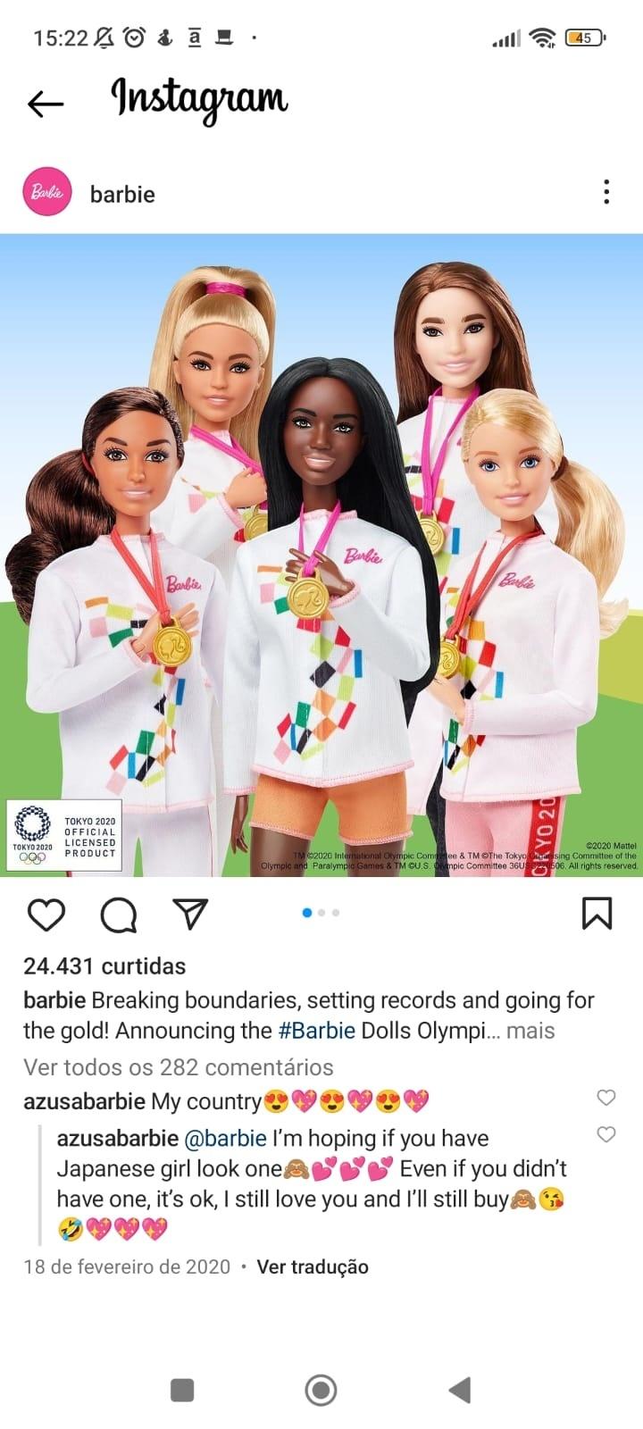 Barbie atleta? Boneca tem coleção que já homenageou atletas; confira