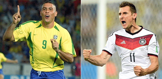 GOAL Brasil on X: Estes são os maiores artilheiros da Copa do Mundo! ⚽🏆🌎  Klose bateu o Ronaldo em 2014. Será que alguém o ultrapassa no futuro? 👀   / X
