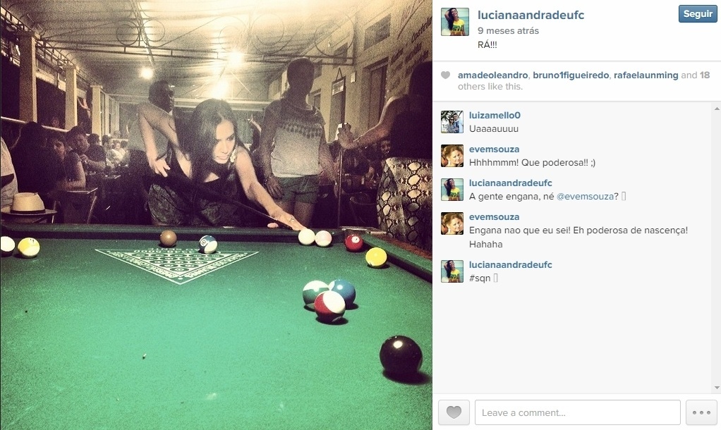 Fotos Luciana Andrade, ring girl do UFC 07/11/2014 UOL Esporte