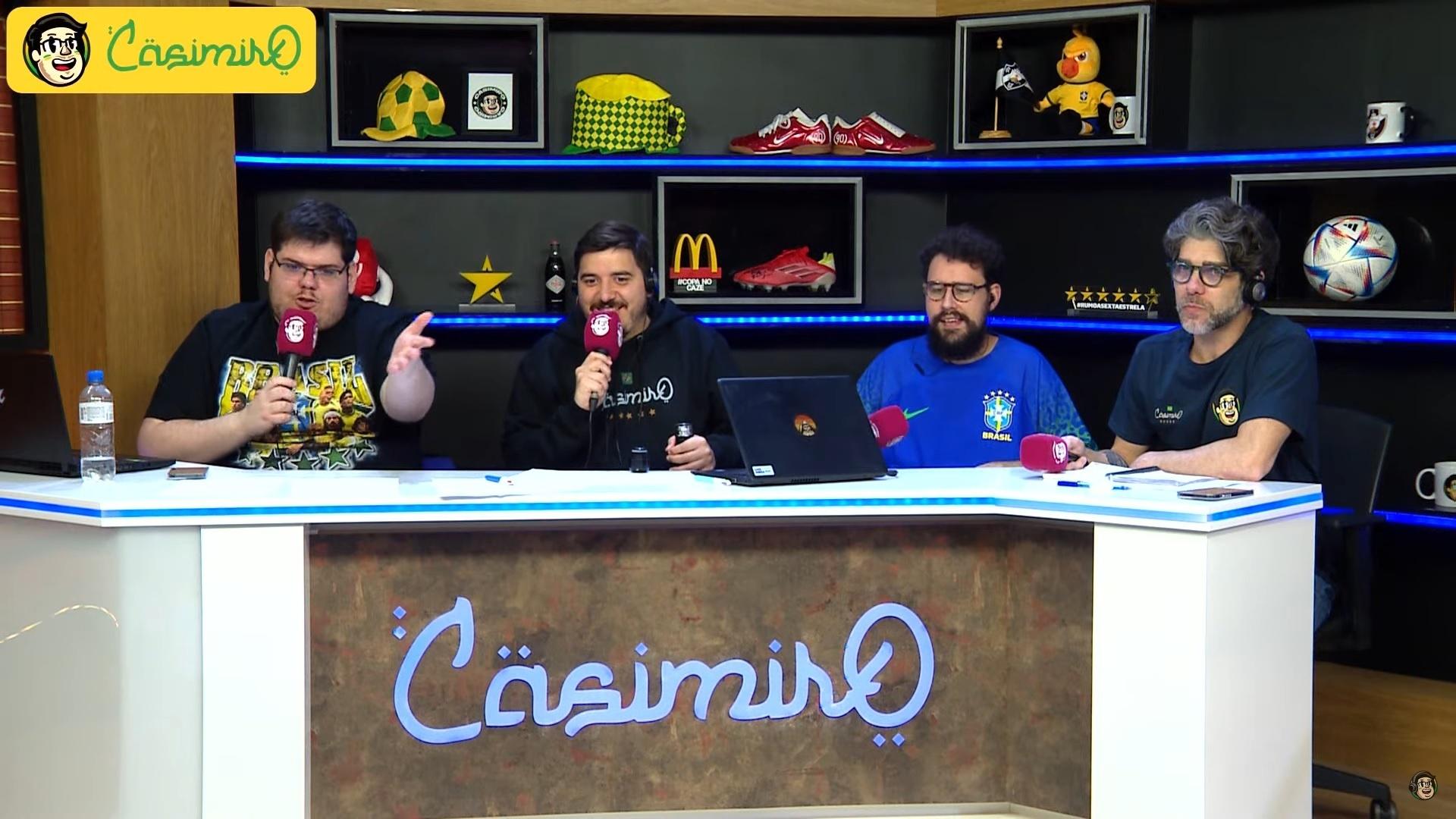 Casimiro lidera lista de streamers de esporte; veja lista