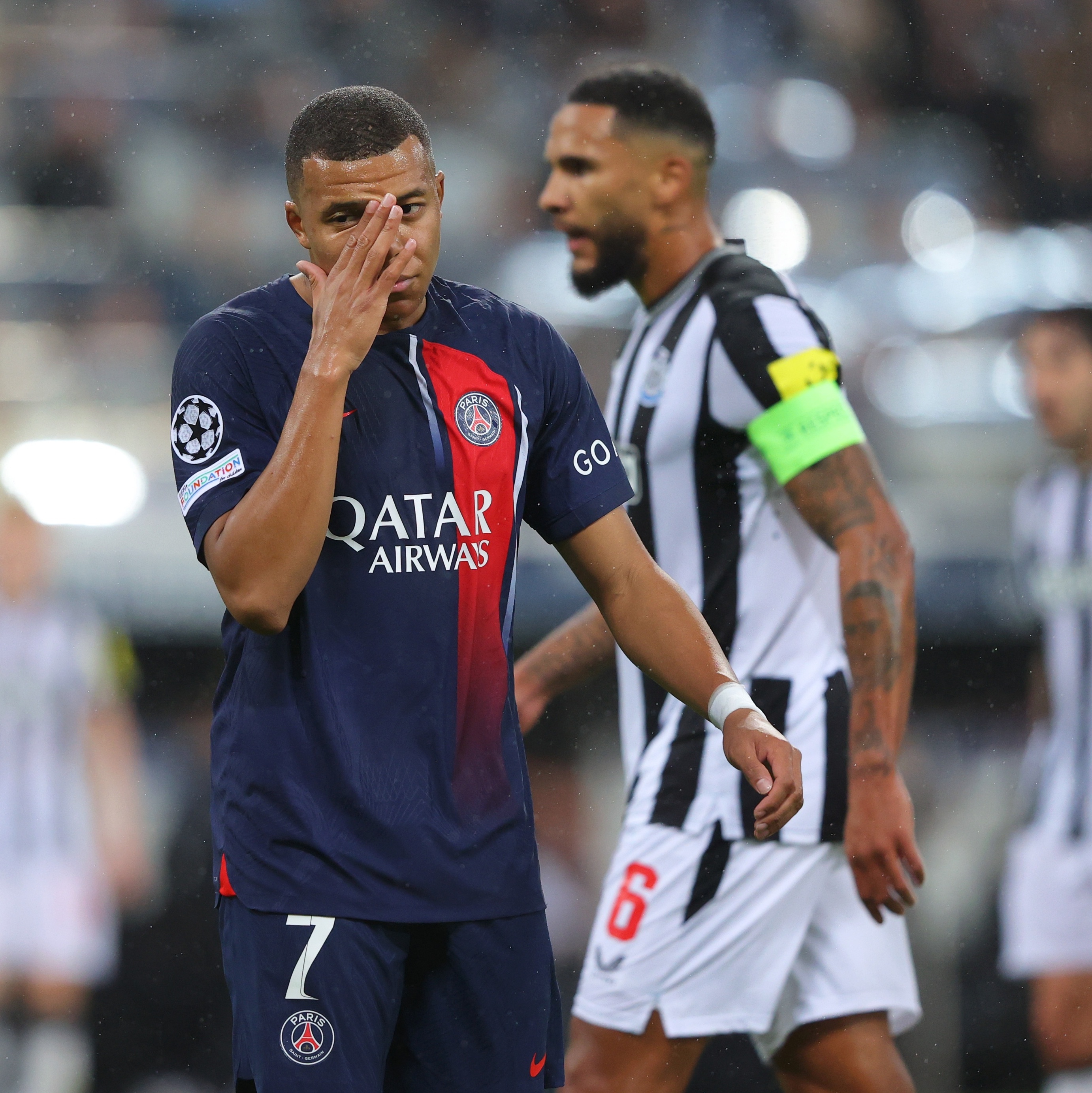 PSG marca no fim e arranca empate com o Newcastle na Champions