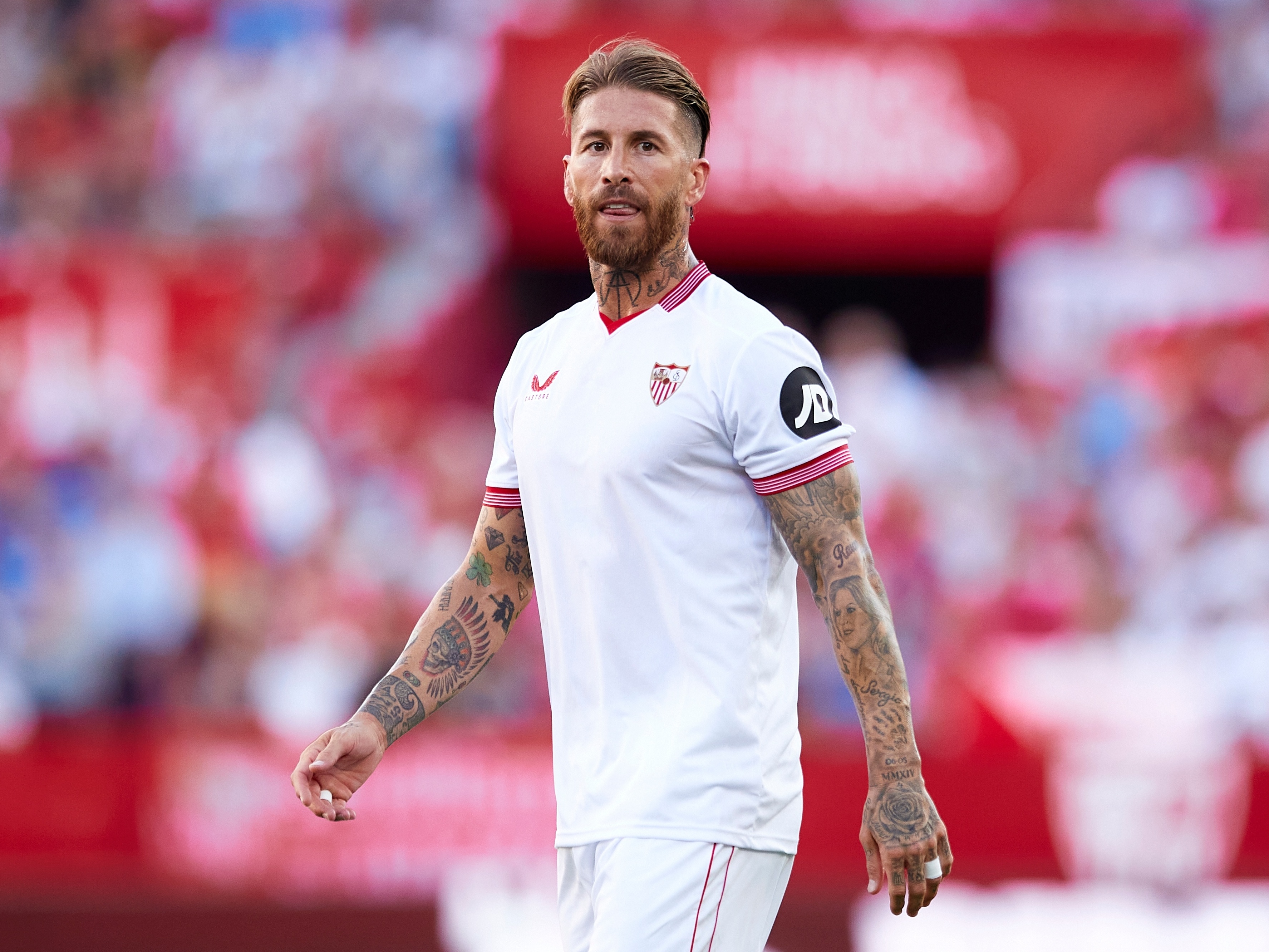 ウェア Castore Sevilla FC Sergio Ramos 4 2023-24 Sevilla FC Away
