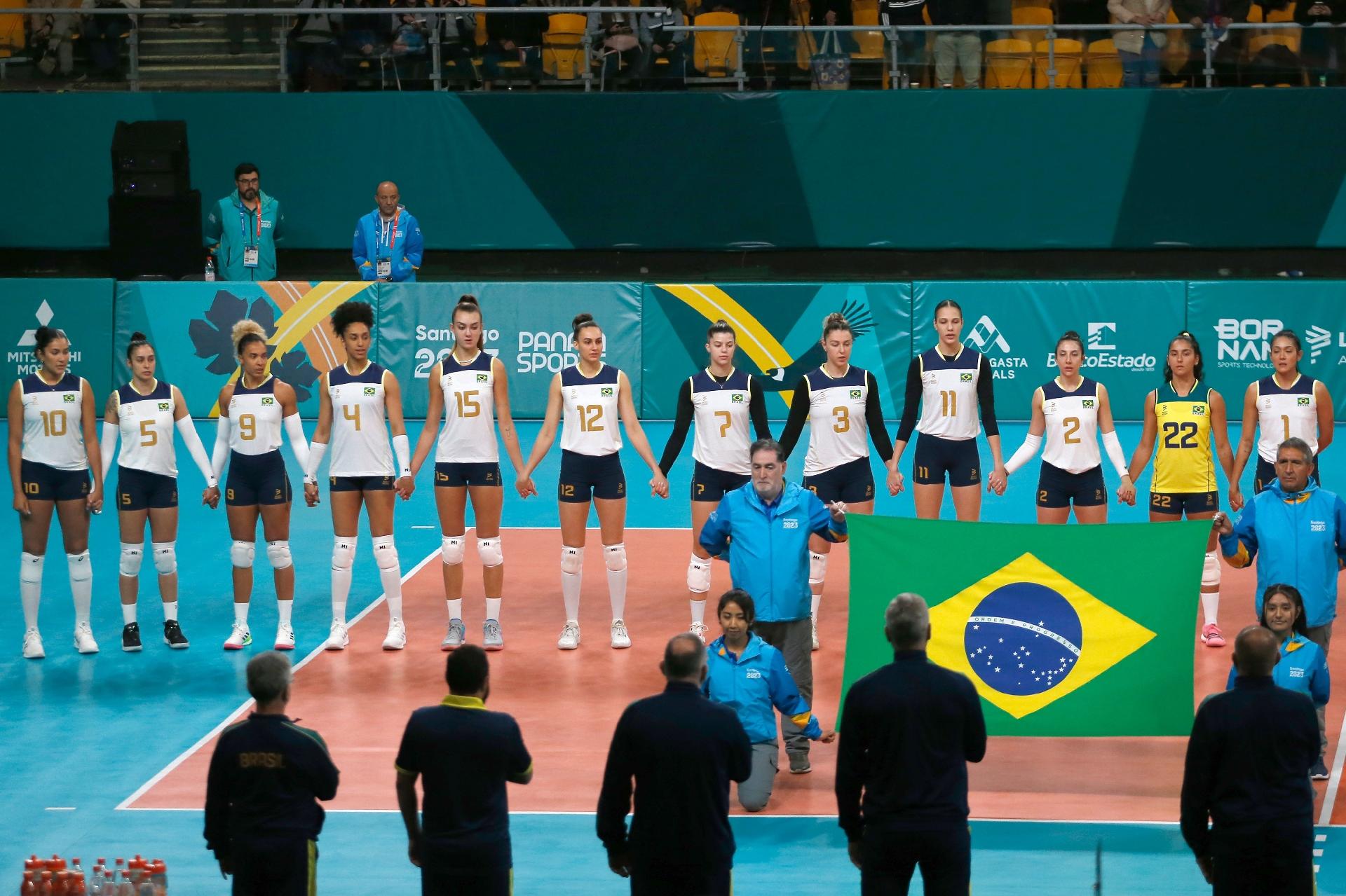 Seleção brasileira de vôlei feminino bate Porto Rico em Taiwan